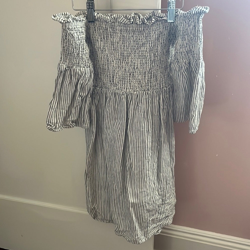 Bardot junior size 7-8 off shoulder dress